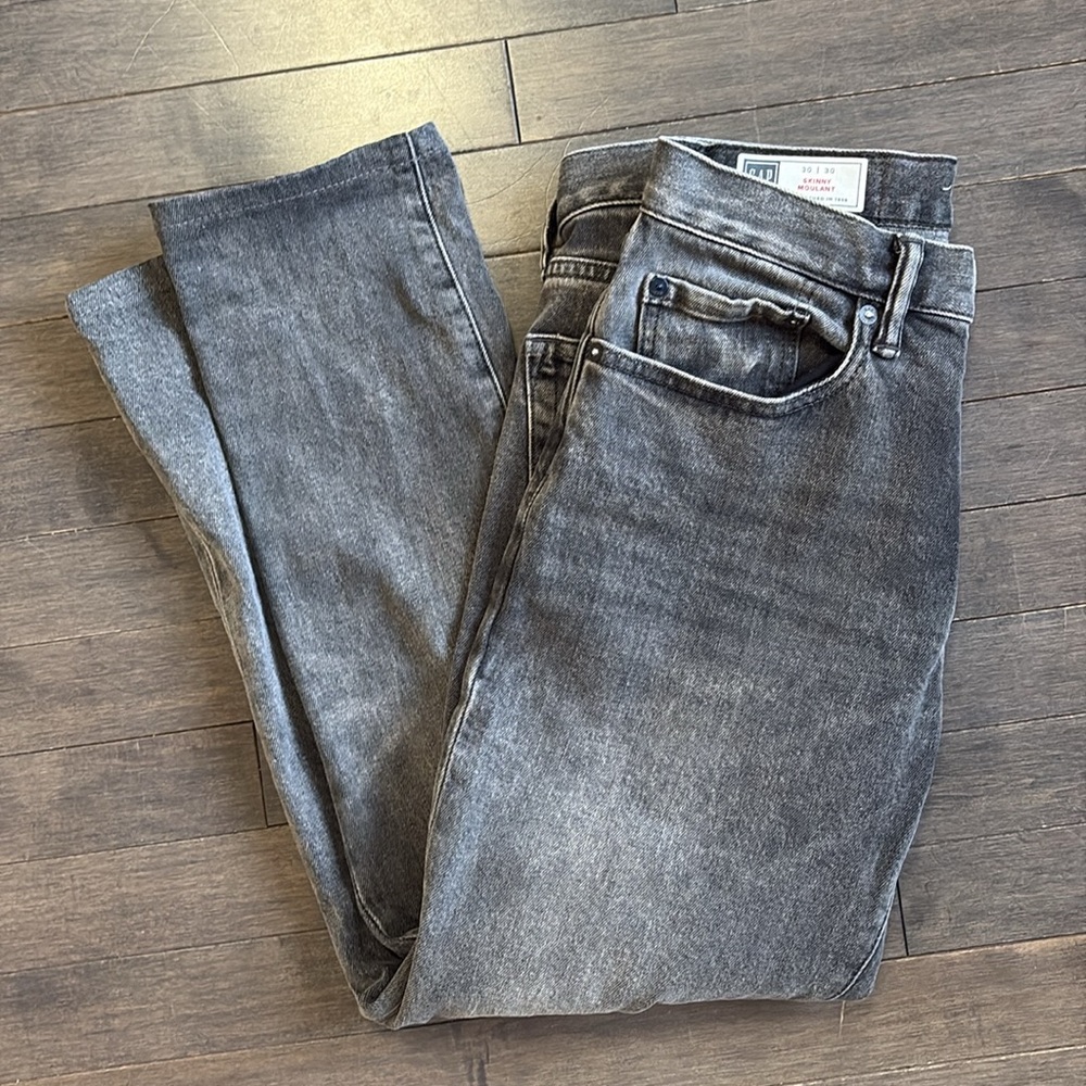 Men's 30/30 Gap Denim Gray Skinny Jeans